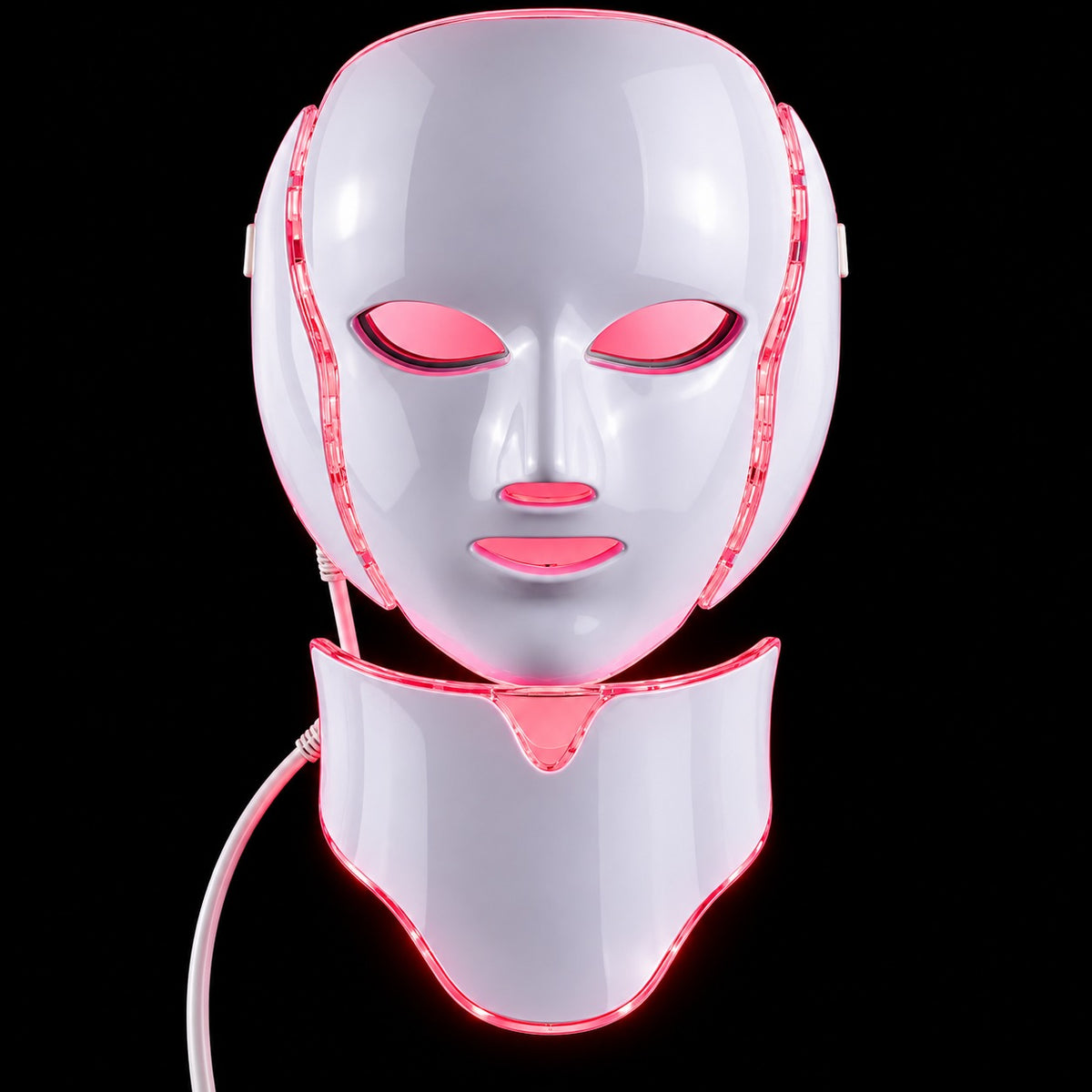 GlowGirls 7-Color LED mask — red light