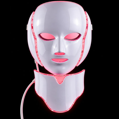 GlowGirls 7-Color LED mask — red light