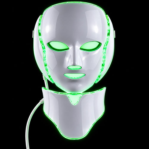 GlowGirls 7-Color LED mask — green light