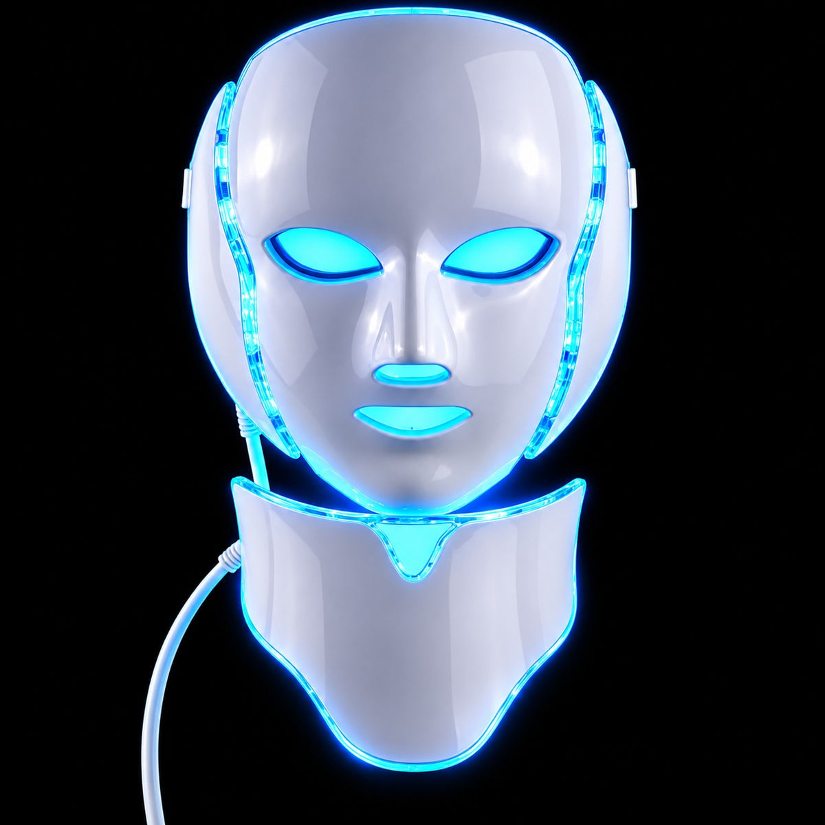 GlowGirls 7-Color LED mask — blue light